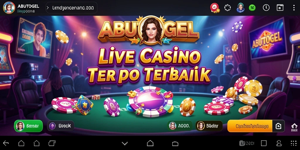 Tampilan Live Casino yang menarik dan interaktif di ABUTOGEL.