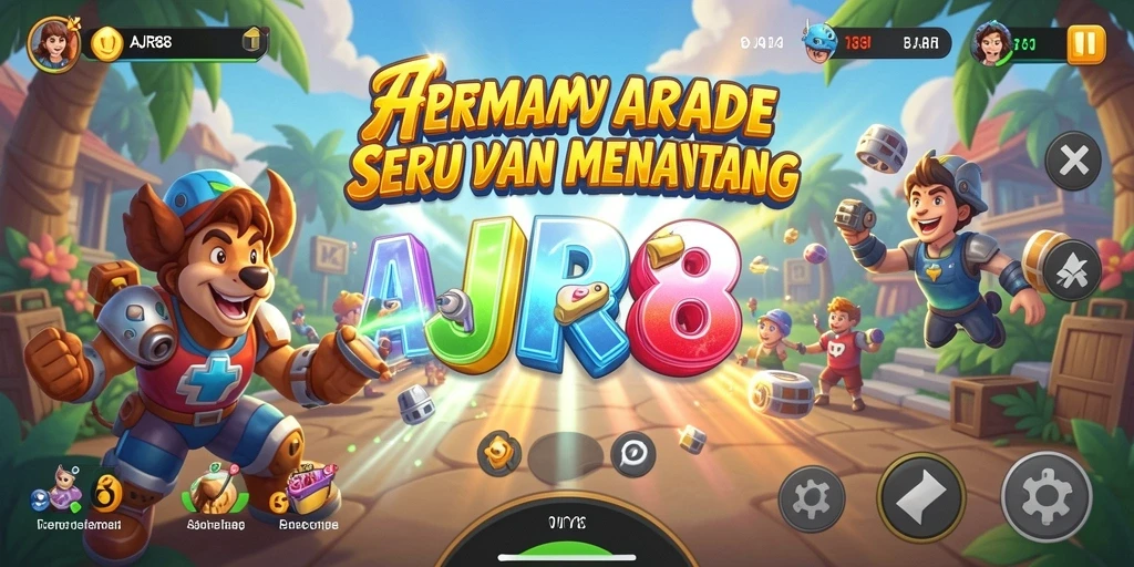 Tangkapan layar AJR88 menampilkan aksi seru dalam gameplay Arcade.