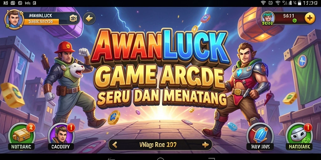 Screenshot gameplay AWANLUCK menampilkan aksi seru di level menantang.