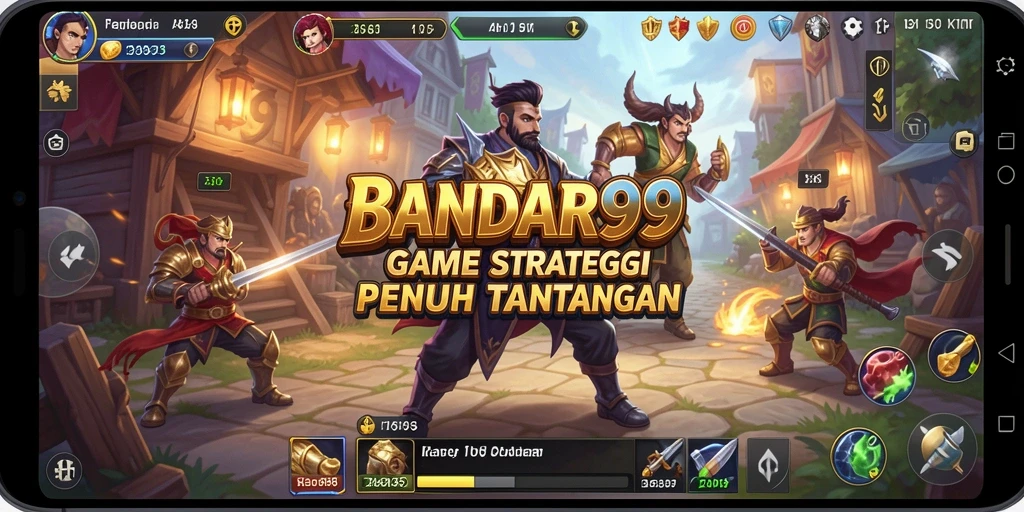 Tangkapan layar gameplay BANDAR99 yang menampilkan strategi pertempuran.