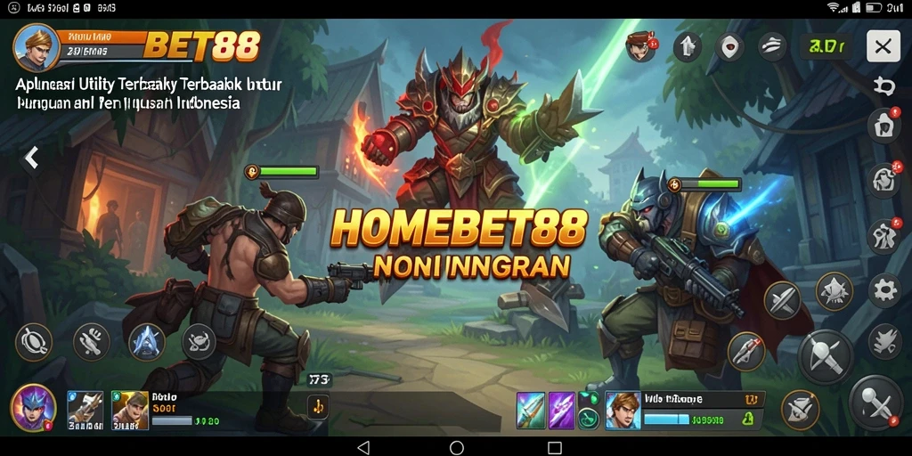 Tampilan antarmuka HOMEBET88 yang modern dan bersih.