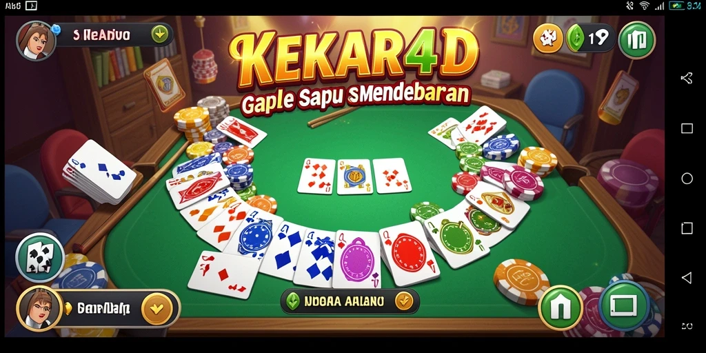 Tampilan gameplay KEKAR4D yang seru dan interaktif.
